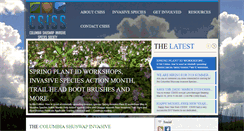 Desktop Screenshot of columbiashuswapinvasives.org